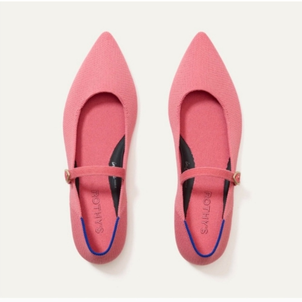 Rothy’s tulip pink May Jane ll flats sz 11 - Picture 5 of 15
